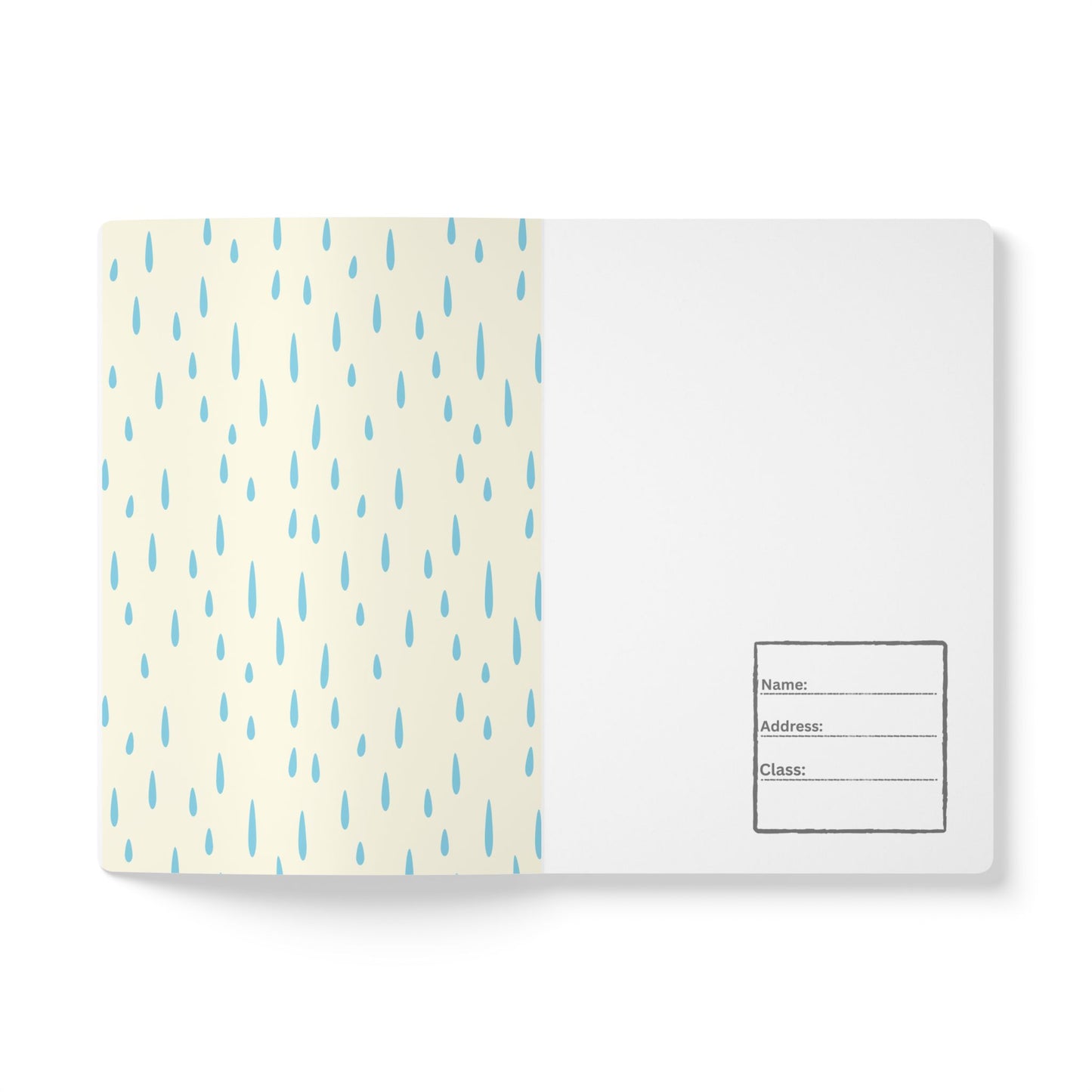 Rainy Day Softcover Journal | Perfect for Note-Taking, Sketching, Gifts, School Supplies, Journaling