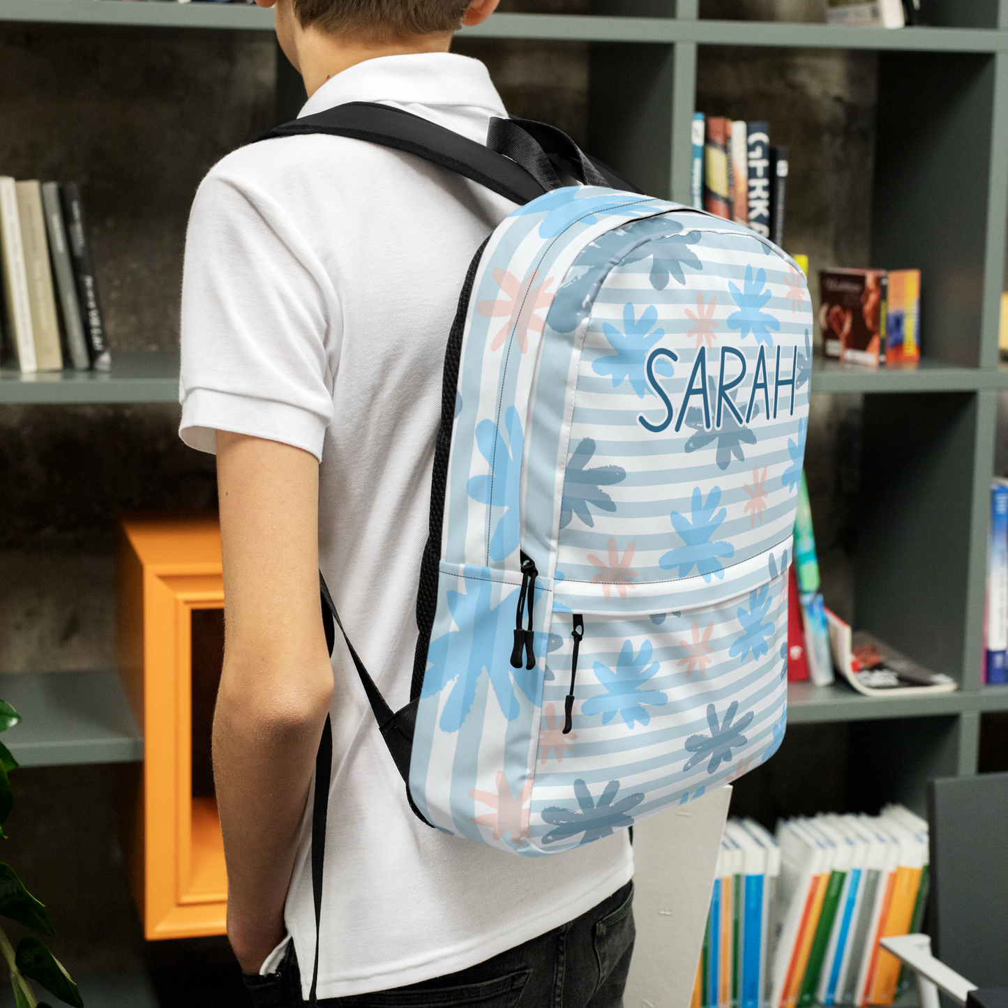 Custom Floral Kids Backpack