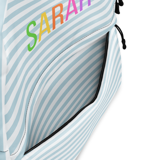 Custom Kids Striped Backpack