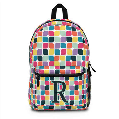 Colorful Personalized Backpack for Kids, Schoolbag, Gift for Children, Rainbow Backpack, Custom Name Backpack